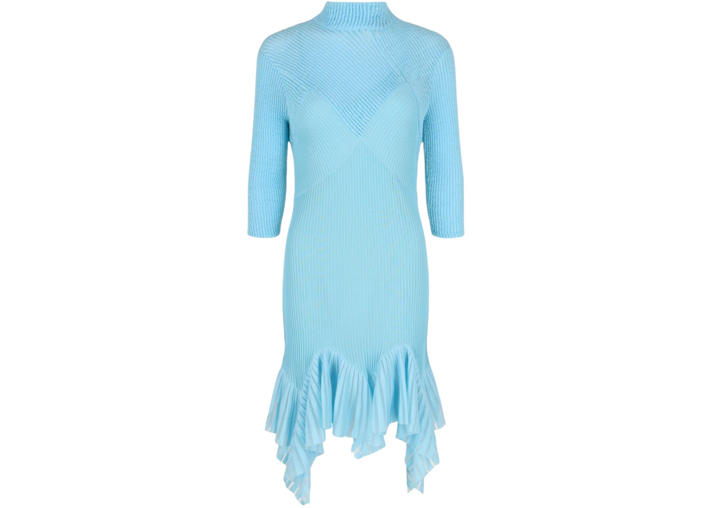 Givenchy Women's Asymmetric Handkerchief Dress Aquamarine - US Givenchy Women's Asymmetric Handkerchief Dress Aquamarine - US