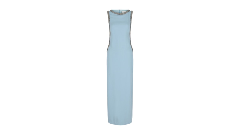 Givenchy Women's Cutout Bead And Crystal Dress Grey Blue - US