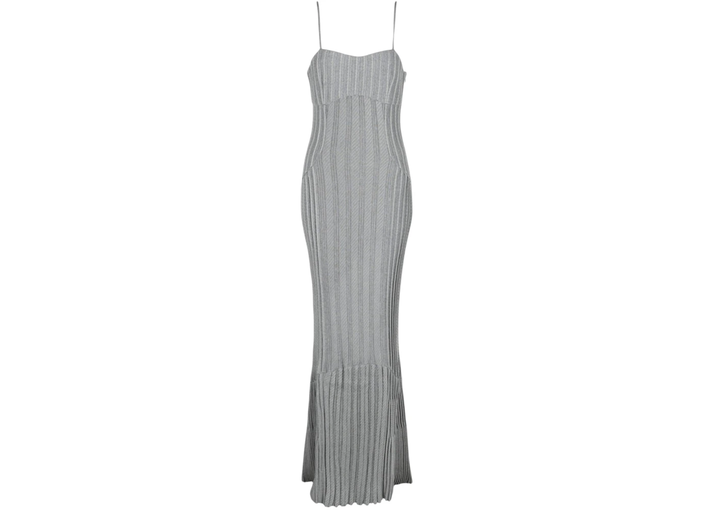 Givenchy Women's Metallic Cable Knit Maxi Dress Silver - US Givenchy Women's Metallic Cable Knit Maxi Dress Silver - US
