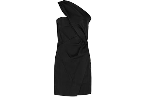 Givenchy Women's One-Shoulder Leather Dress Black - US Givenchy Women's One-Shoulder Leather Dress Black - US