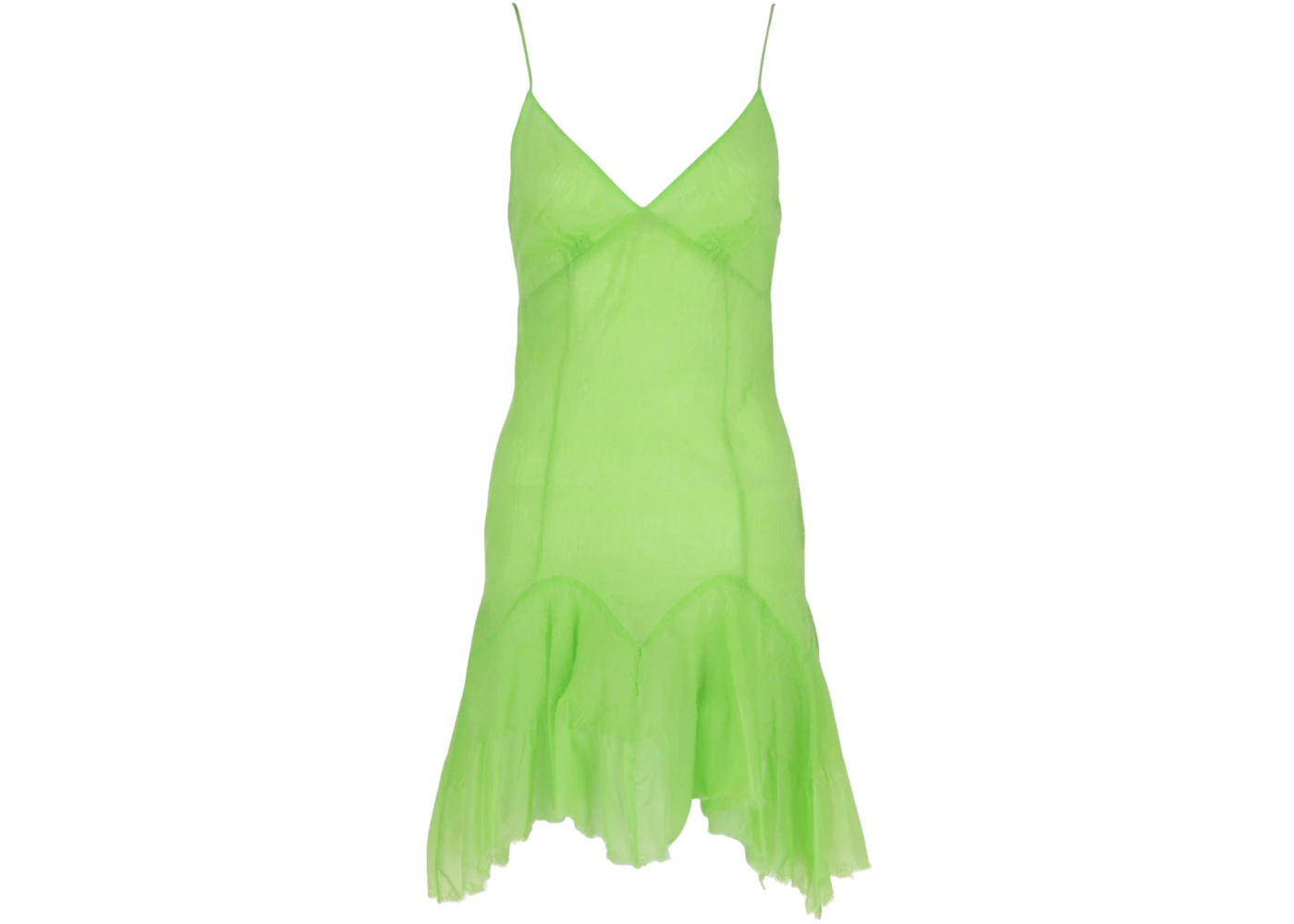 Givenchy Women's Paneled Mini Dress Bright Green - US Givenchy Women's Paneled Mini Dress Bright Green - US
