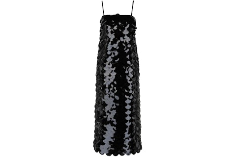 Givenchy Women's Sequin Midi Shift Dress Black - US Givenchy Women's Sequin Midi Shift Dress Black - US