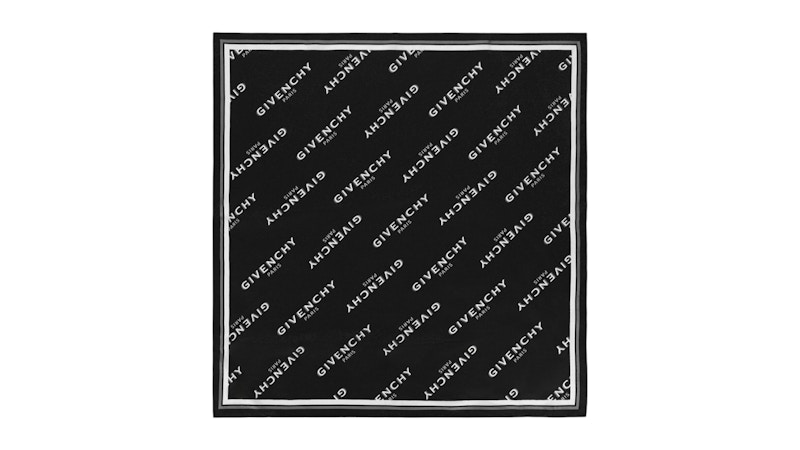 Givenchy Women's Shadow Square Scarf In Silk Black