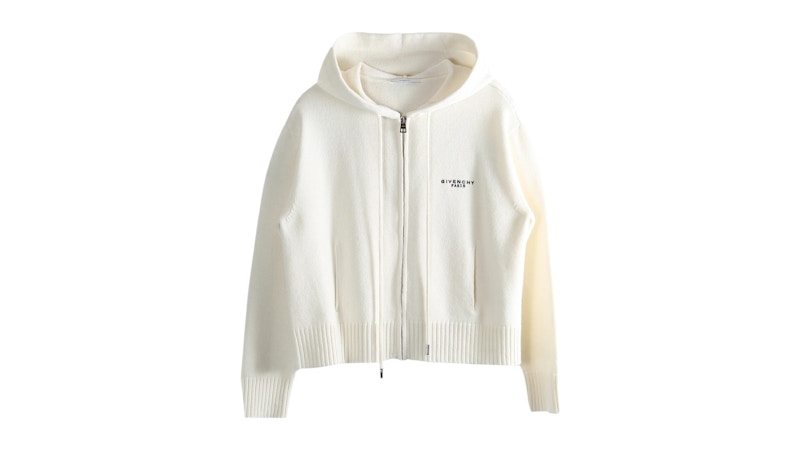 Givenchy Women's Zip Up Cardigan Ivory - SS26 - US