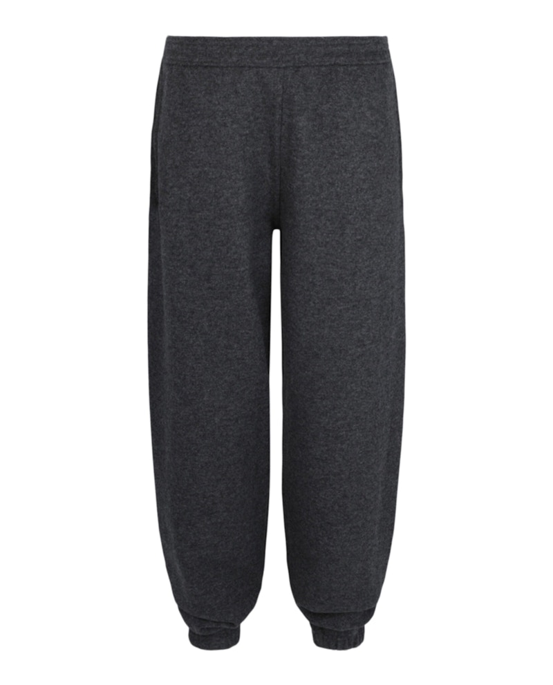 Pantaloni sportivi Givenchy in misto lana grigio medio