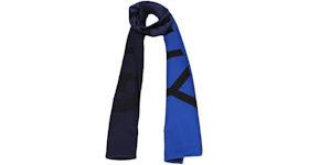 Givenchy Wool Gradient Logo Scarf Black/Multi Blue