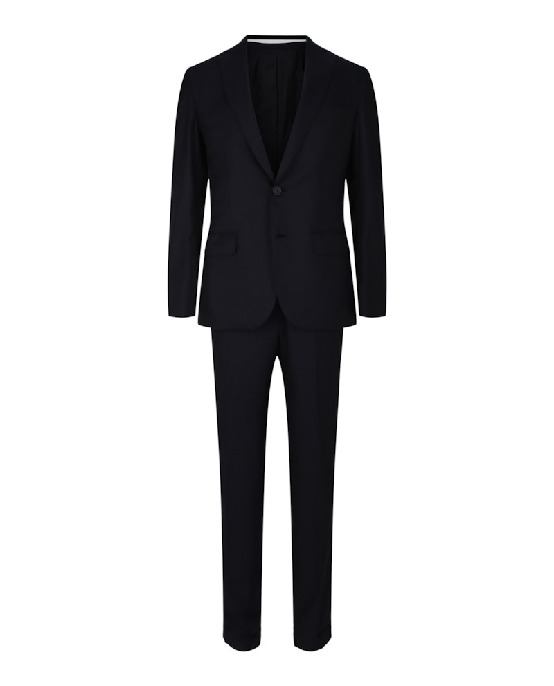 Costume deux pièces en laine Givenchy bleu marine