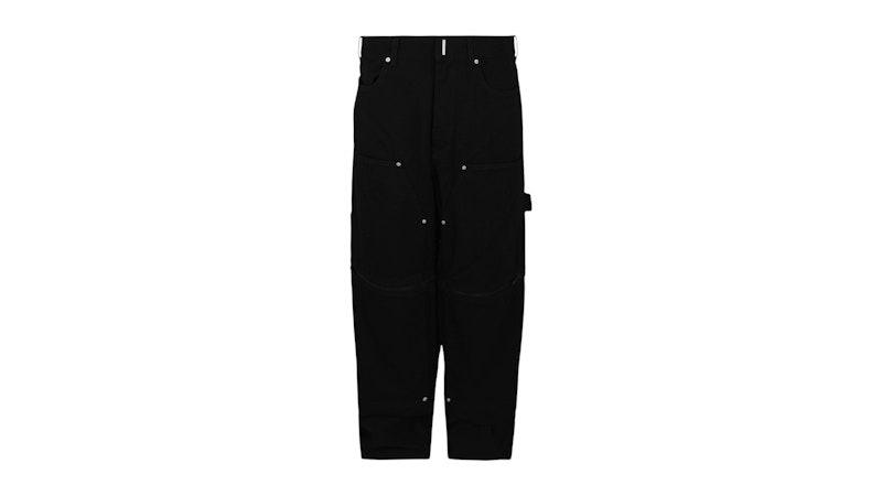 GIVENCHY Pre-owned Men's Zipoff Carpenter Jeans In Black