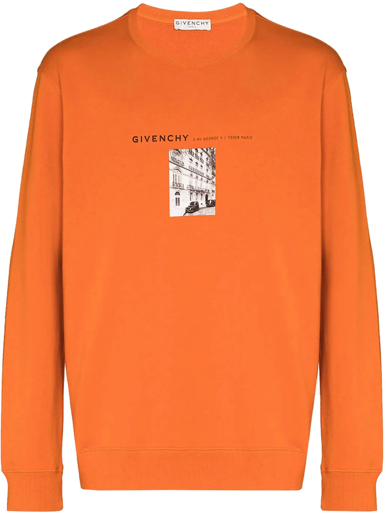 Givenchy x Browns 50 Address Logo Sweatshirt Orange - FW22 - US