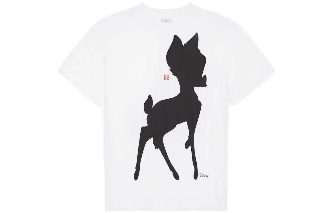 Pre-owned Givenchy X Disney Bambi T-shirt White