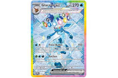 Glaceon ex 2025 Pokmon Scarlet & Violet Prismatic Evolutions Special Illustration Rare 150/131 Ungraded - 2025 - US Glaceon ex 2025 Pokmon Scarlet & Violet Prismatic Evolutions Special Illustration Rare 150/131 Ungraded - 2025 - US