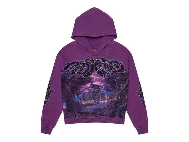 Godspeed B.M.X Hoodie Purple Men's - US