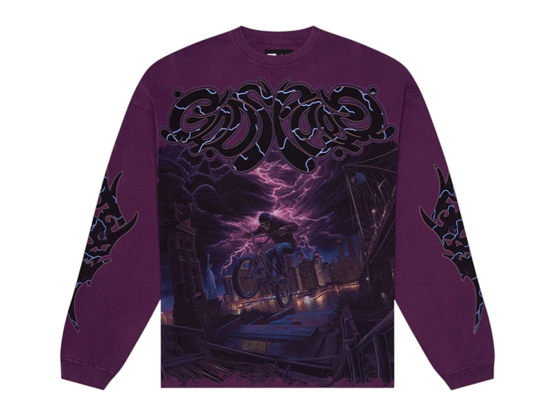 Godspeed B.M.X L/S T-shirt Purple Men's - FW25 - US