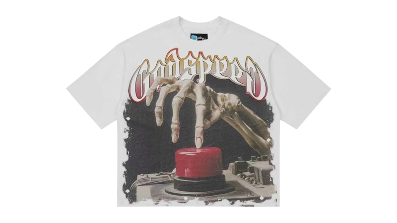 T-shirt rouge Godspeed Code Snow