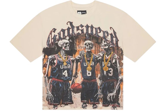 Maglietta Godspeed Dream Team Bone