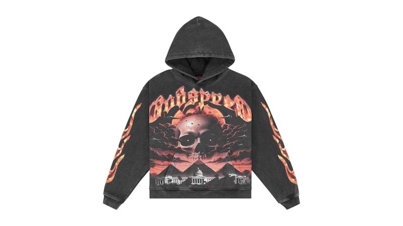 Godspeed Echoes Of Empires Hoodie Black Wash