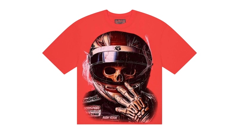 Pre-owned Godspeed Men's F1 World Cup Tee Shirt In Red