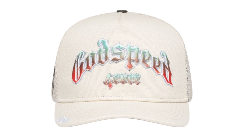 Pre-owned Godspeed Men's Forever Trucker Hat In Gradient Bone