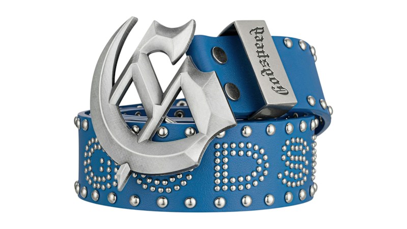 Godspeed Forged GS Studded Belt Steel Blue