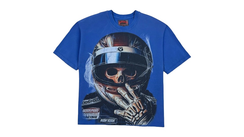 Pre-owned Godspeed Men's Glory Cup Tee Shirt In Blue