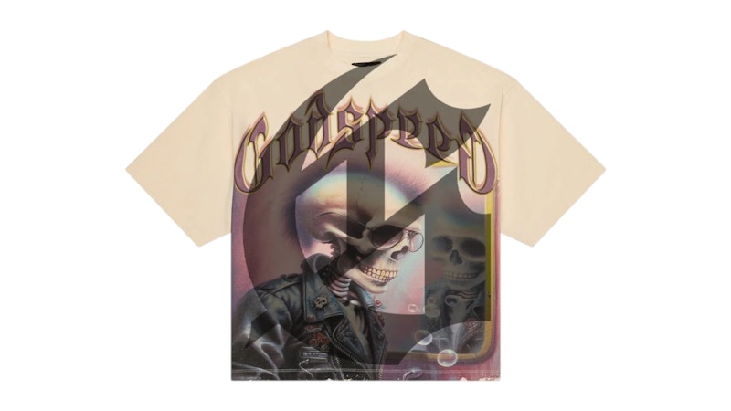 Godspeed Man In The Mirror T-shirt Bone Men's - SS26 - US