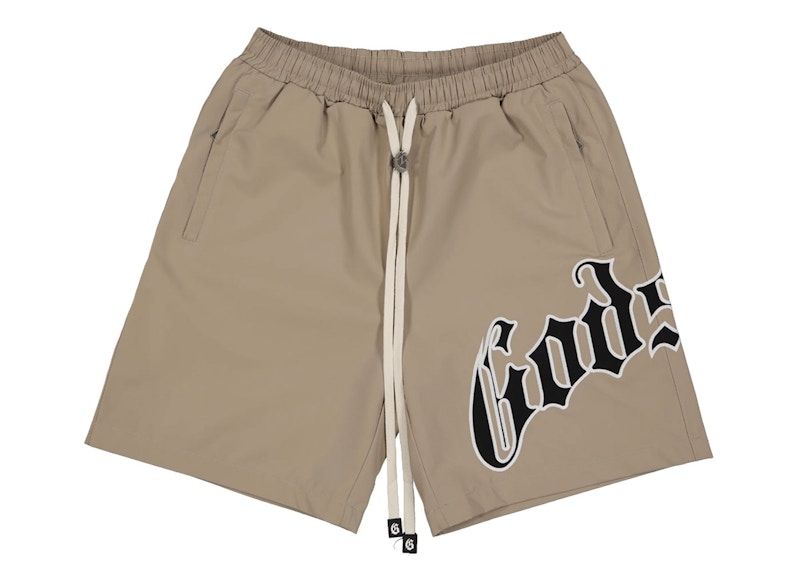 Godspeed OG Logo Nylon Shorts Sand