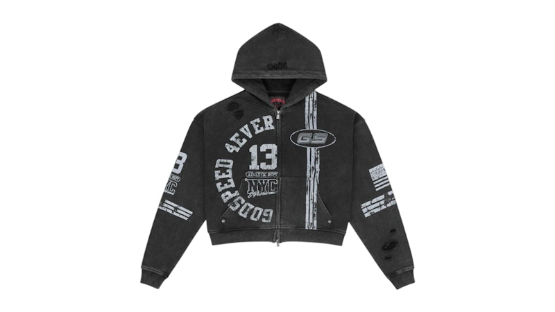 Godspeed Roadster Zip Hoodie Black Men's - SS26 - US