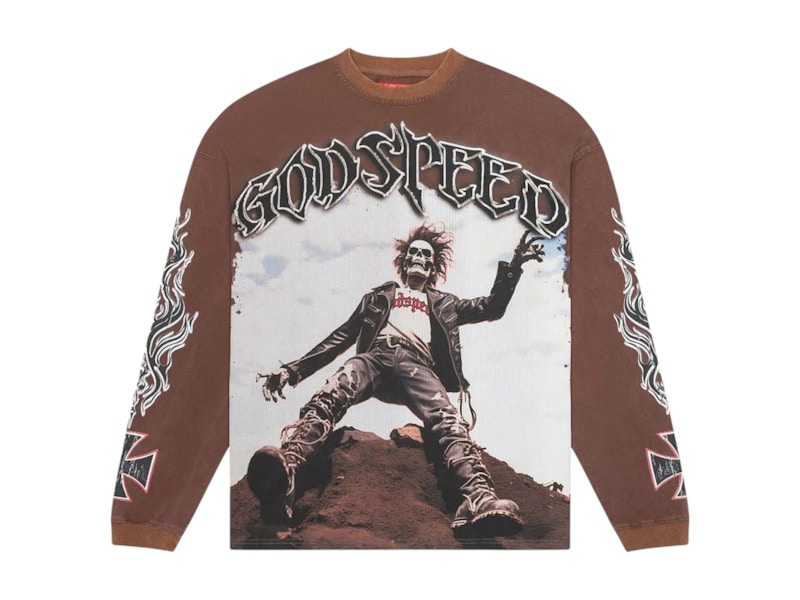 Camiseta Godspeed Rocker L/S Brown Wash