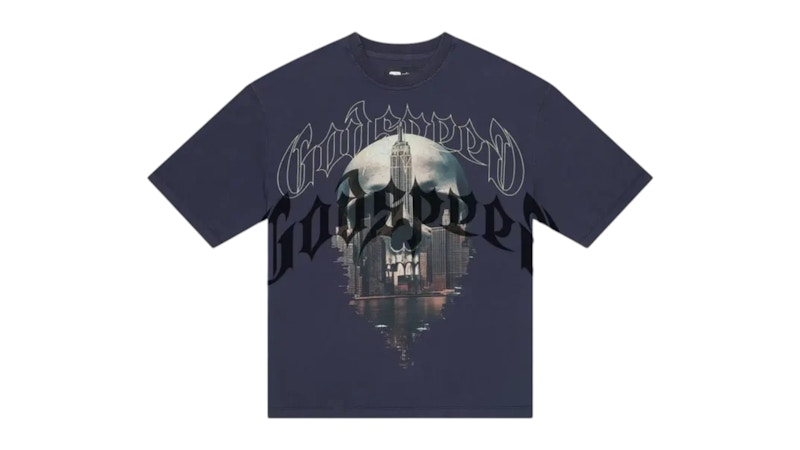 ★GODSPEED NEW YORK★Vision Pro VVS Tee Street Style NAVY Sneaker Politics
