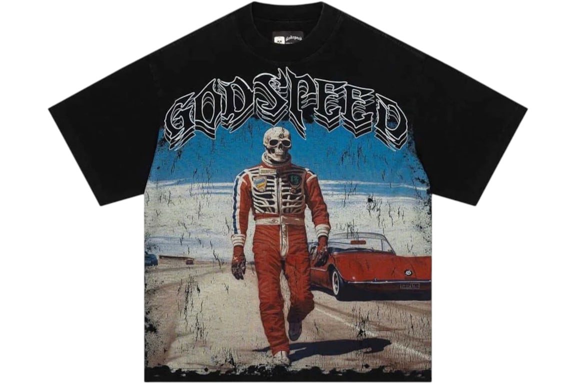 Godspeed Speed Racer T-Shirt Black Men's - SS25 - US