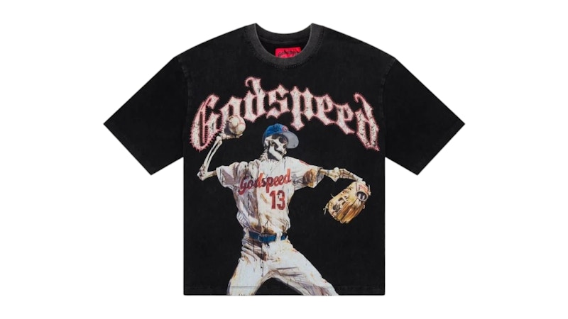 Pre-owned Godspeed Men's Strike Out T-shirt In Black
