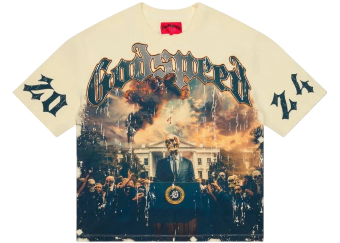 Godspeed 2024 T-shirt Cream Men's SS24 GB1