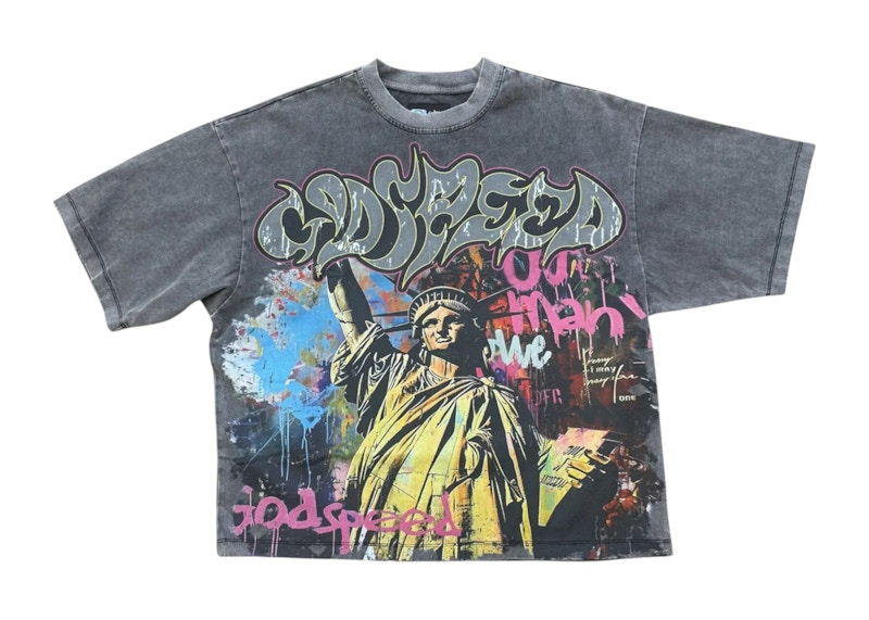 Godspeed Vandal T-shirt Grey Wash Men's - SS25 - US