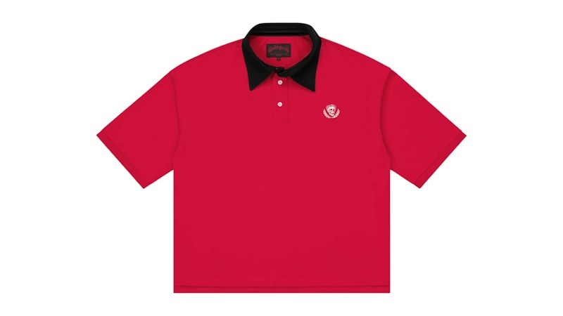 Godspeed Victor Minimal Crest Polo Red