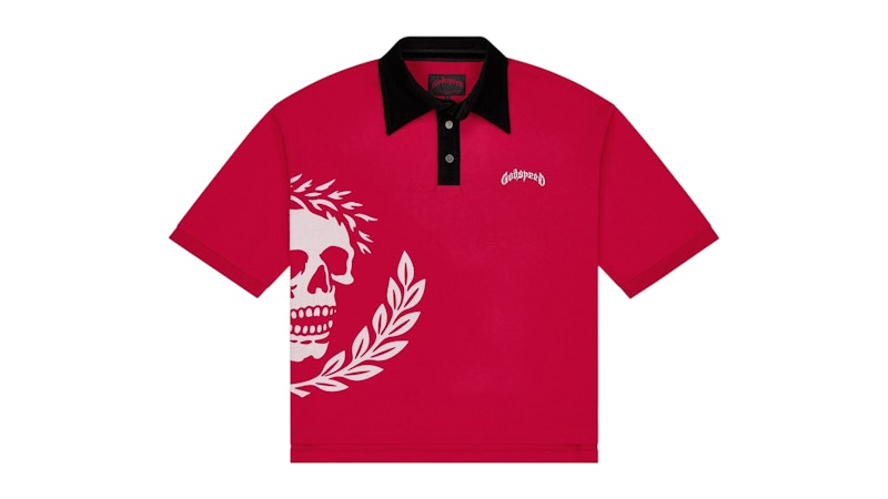 Godspeed Victor Oversize Crest Polo Red