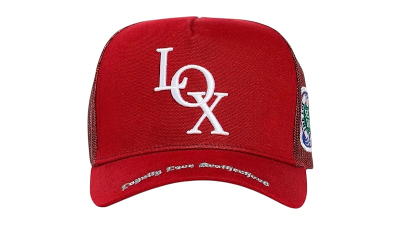 Cappello da camionista Godspeed x The Legacy rosso cardinale