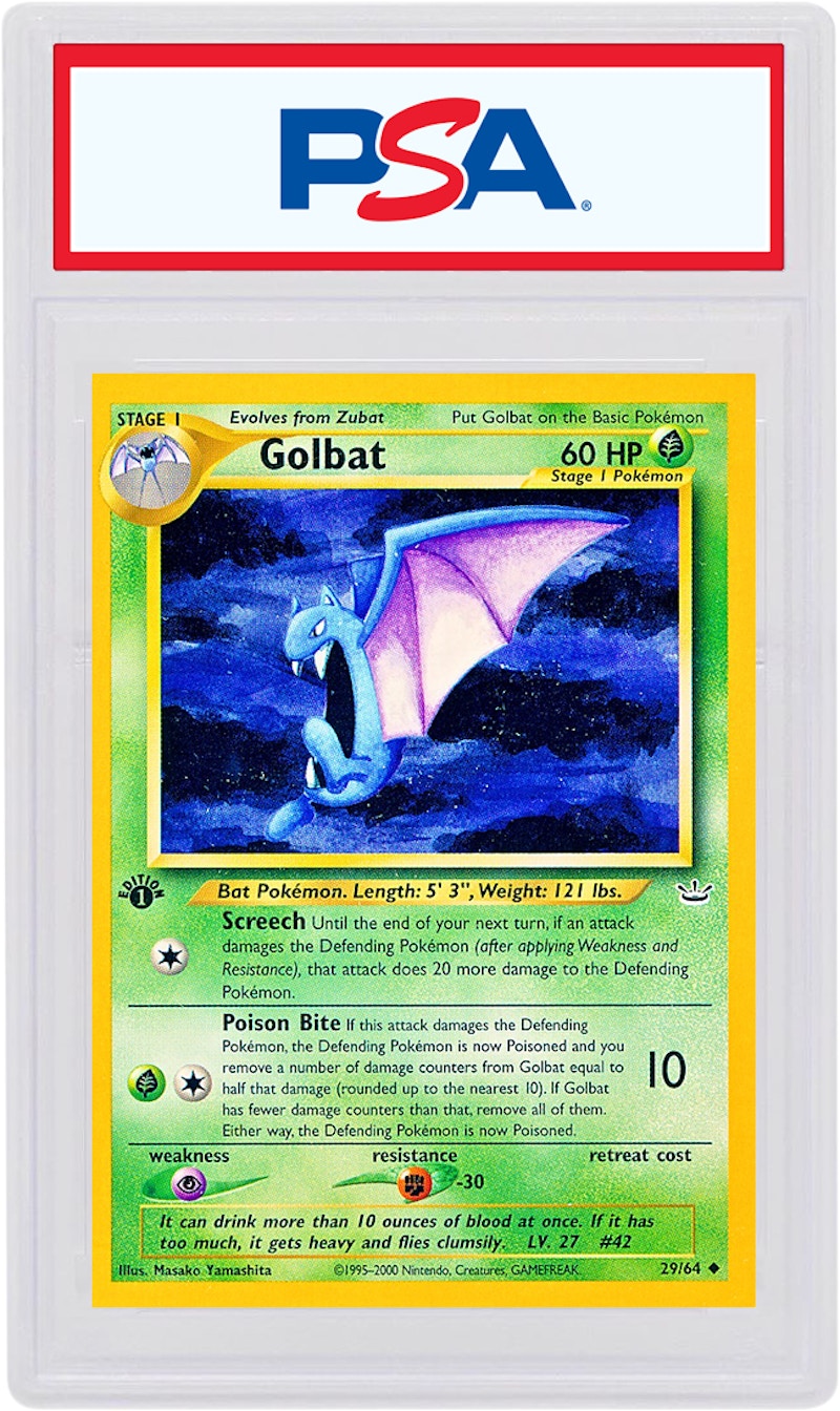rare golbat card Pokemon Crobat, Golbat & Zubat Card Lot - 38 Cards main image 0