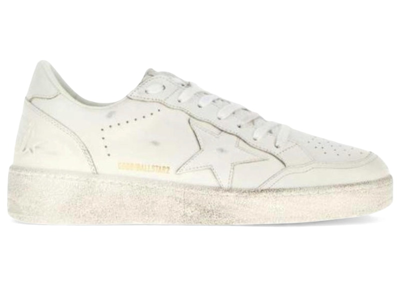 Men's Golden Goose Ball Star 2 Sneakers in White