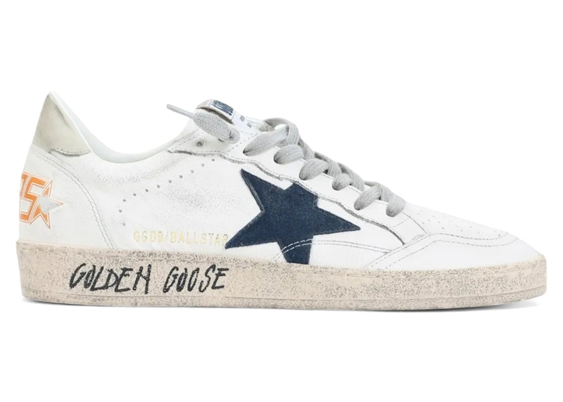 スニーカー Golden Goose Sneaker Ball Star White Blue Ice Golden Goose Ball Star White Blue Ice Men's - GMF00117