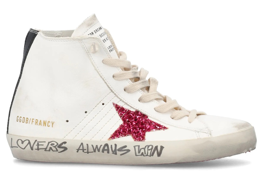 Pre-owned Golden Goose Francy White Red (women's) In White/red