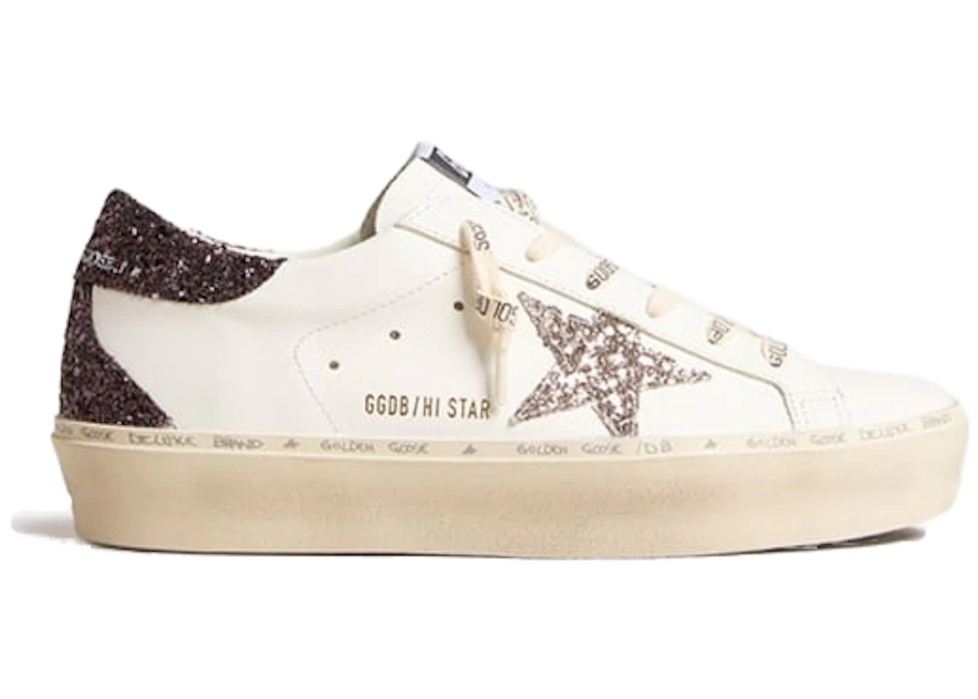 Golden Goose Hi Star Glitter Hi Star Sneaker - Main Image