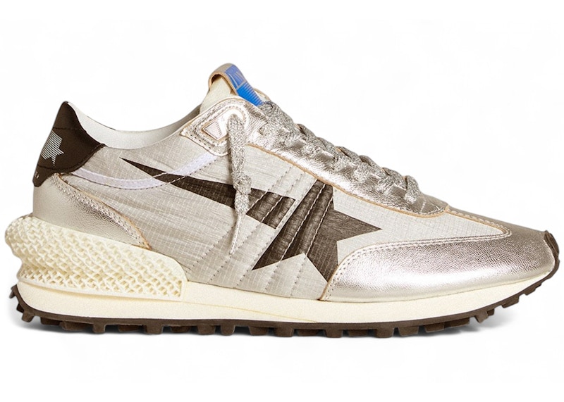 VIPセール【Golden 】Marathon ブラックスタースニーカー Golden Goose Marathon Silver Ripstop Black Star (Women's