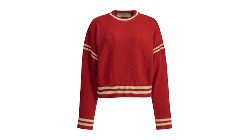 Golden Goose Rachel Crewneck Sweater Red