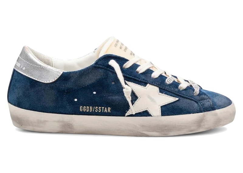 【Golden 】Superstar Night Blue Tap Ice Star★人気商品 Golden Goose Super-Star White Ice Night Blue Women's - POIZON
