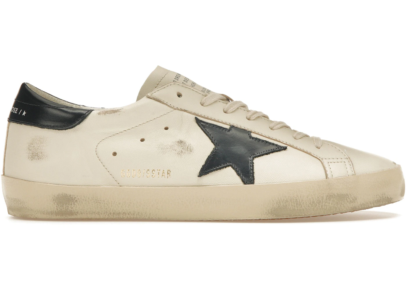 Golden Goose Super-Star Beige Night Blue Men's - Main Image