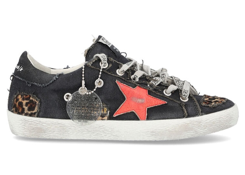 Golden goose cheap black leopard