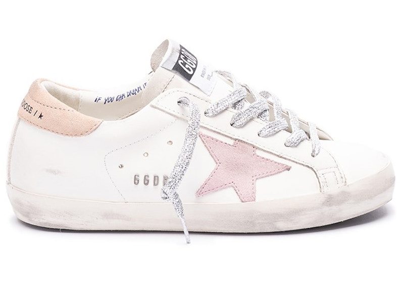 Golden Goose SuperStar White Antique Pink (Women's) GWF00101.F005355