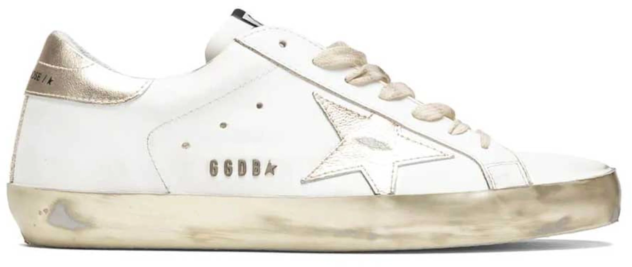 Golden Goose Super-Star White Gold Sparkle - GMF00101.F000316.10272 - GB