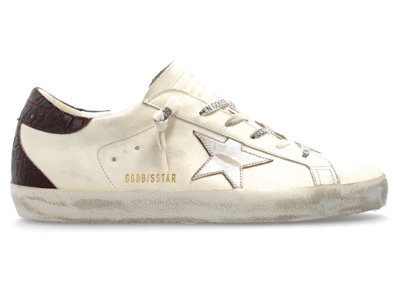 スニーカー GOLDEN  Woman Sneakers Burgundy GWF00107F00688082469 Golden Goose - Women's Superstar Metallic Burgundy Sneaker