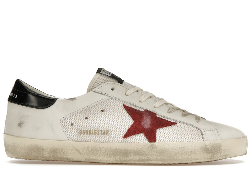 Golden Goose Super Star White Red Black Hombre GMF00103.F00539911715 MX